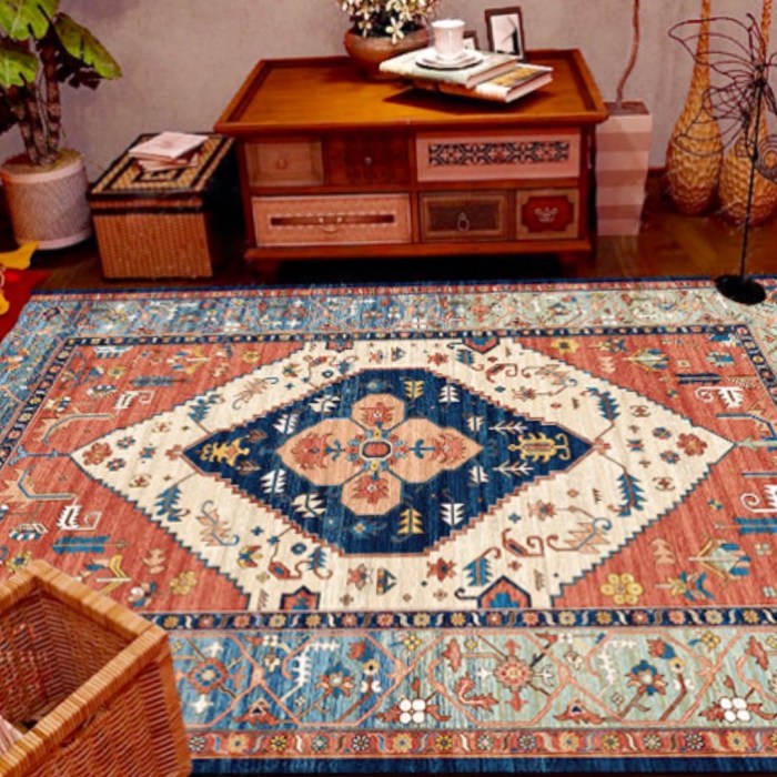 Boho tapete wohnzimmer